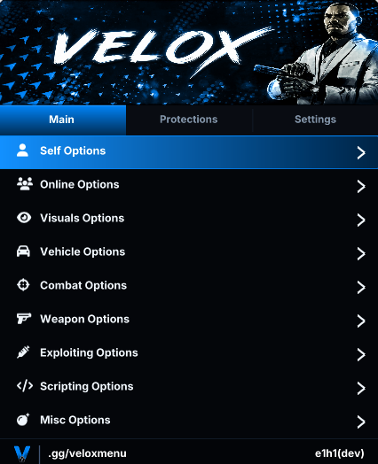 Velox mod menu